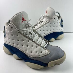 Nike Air Jordan XIII 13 Retro French Blue White Shoes Sz 8.5 414571-164